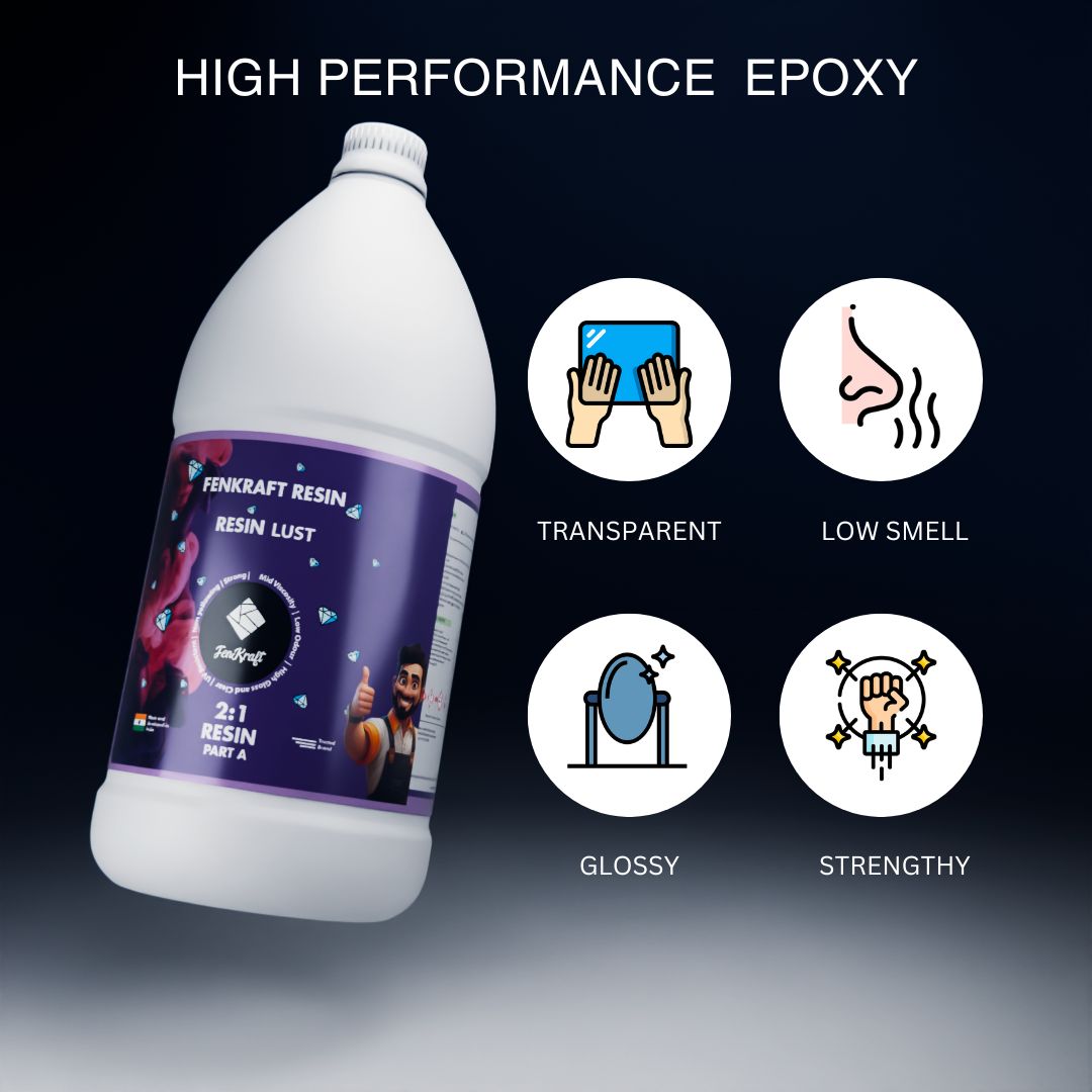 Resin Lust (2:1) – Medium Viscosity Epoxy Resin for Coating & Casting