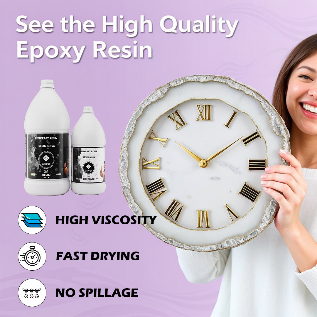 Resin Nova (2:1) – High Viscosity Epoxy Resin for Beach & Geode Artworks