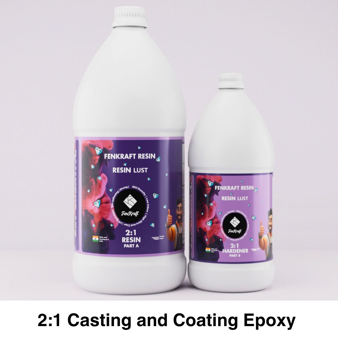 Resin Lust (2:1) – Medium Viscosity Epoxy Resin for Coating & Casting