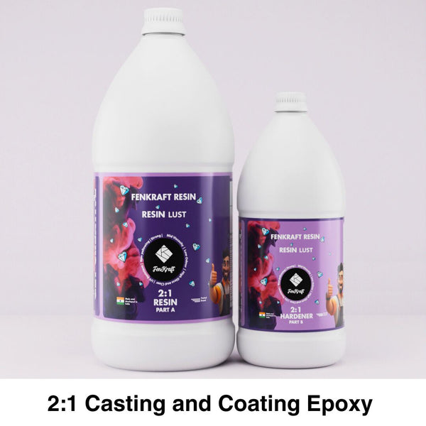 Fenkraft Resin Lust (2:1) – Medium Viscosity Epoxy Resin for Coating & Casting