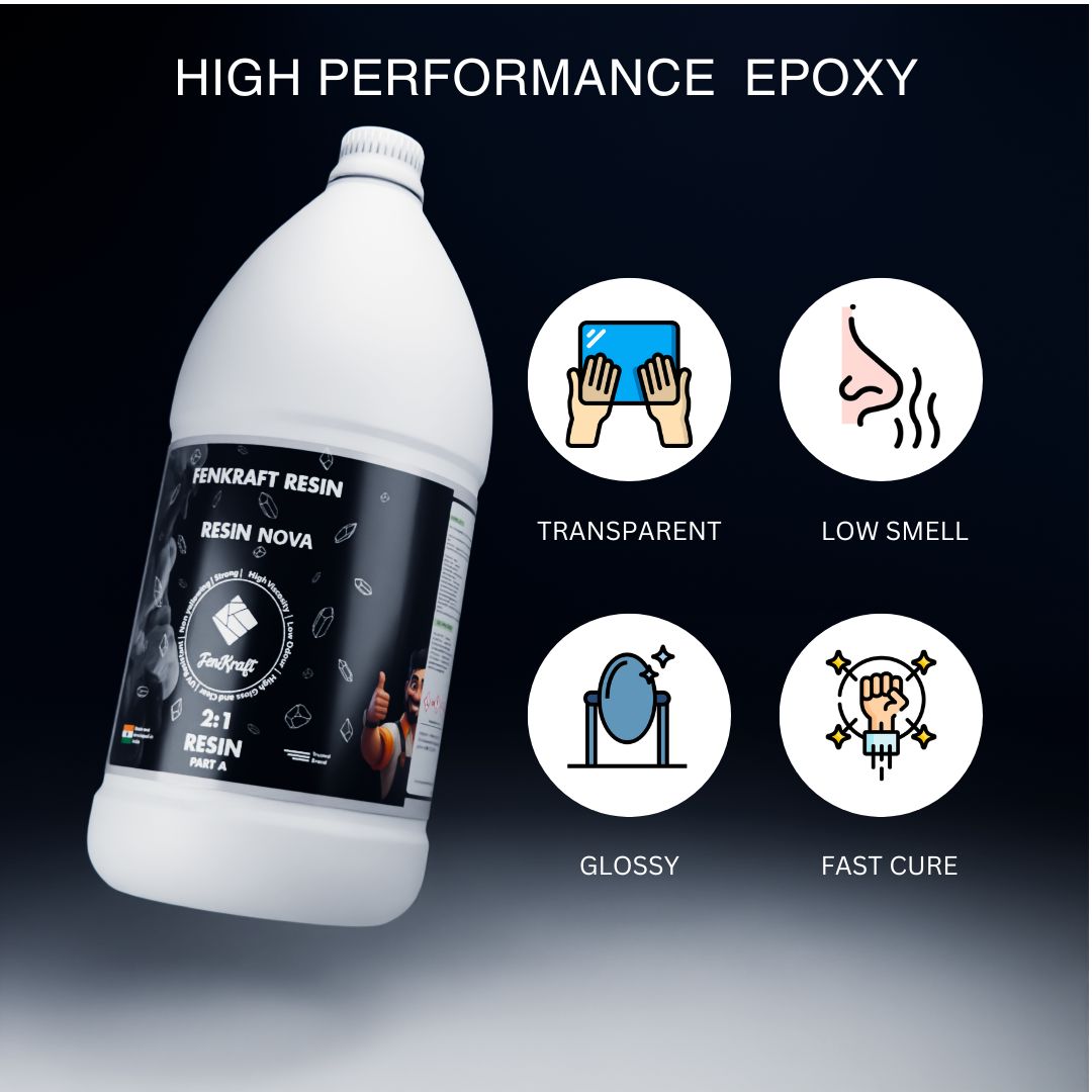 Resin Nova (2:1) – High Viscosity Epoxy Resin for Beach & Geode Artworks
