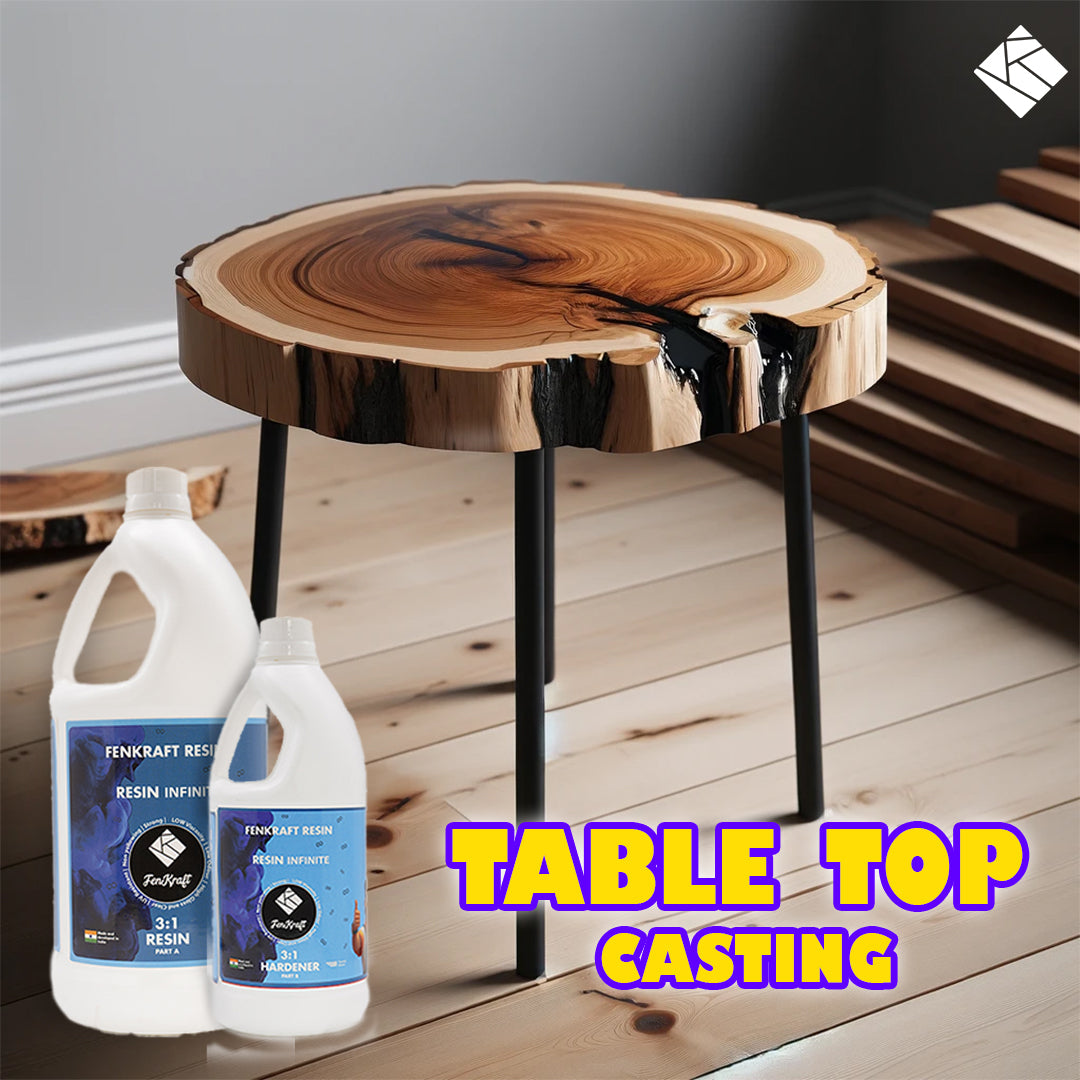 Resin Infinite (3:1) – Low Viscosity Epoxy Resin for Castings & Table Tops
