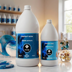 Fenkraft Resin Infinite (3:1) – Low Viscosity Epoxy Resin for Castings & Table Tops