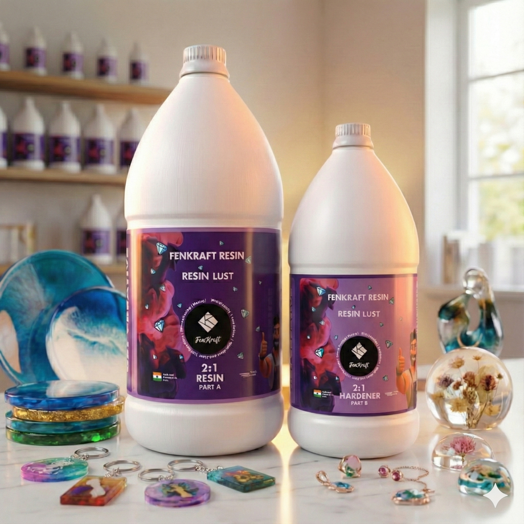 Fenkraft Resin Lust (2:1) – Medium Viscosity Epoxy Resin for Coating & Casting