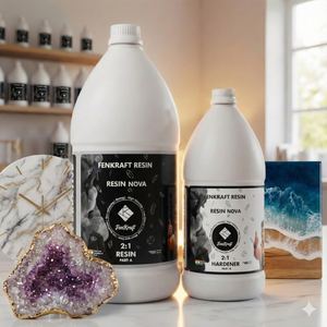 Fenkraft Resin Nova (2:1) – High Viscosity Epoxy Resin for Beach & Geode Artworks