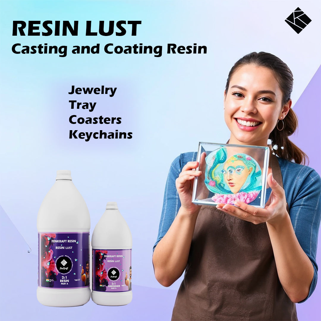 Resin Lust (2:1) – Medium Viscosity Epoxy Resin for Coating & Casting