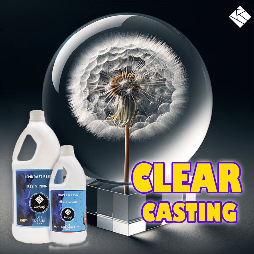 Resin Infinite (3:1) – Low Viscosity Epoxy Resin for Castings & Table Tops